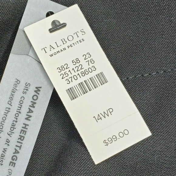 Heritage Comfort Waist Talbots Petite 14WP Pants - Picture 11 of 15